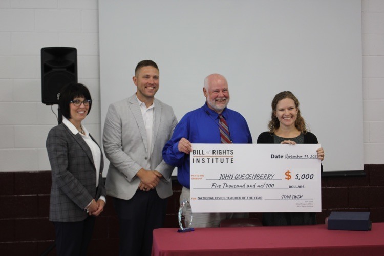 John Quesenberry, Finalist in the Bill of Rights Institute National Civics Teacher of the Year