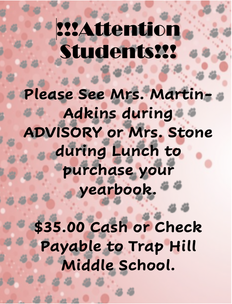 Yearbook Sale Flyer